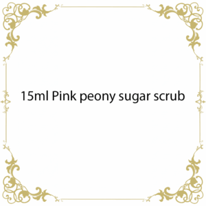 15ml Pink peony sugar scrub
