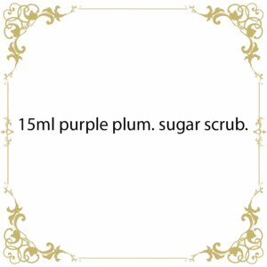 15ml purple plum. sugar scrub.