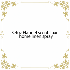 3.4oz Flannel scent. luxe  home linen spray